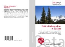 Official Bilingualism in Canada kitap kapağı