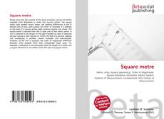 Bookcover of Square metre