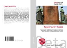Bookcover of Panzer Army Africa