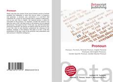 Pronoun kitap kapağı