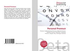 Copertina di Personal Pronoun
