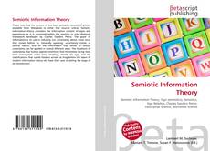 Semiotic Information Theory kitap kapağı