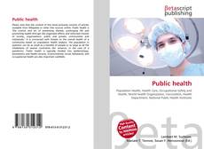 Couverture de Public health