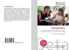 Capa do livro de Transparency 