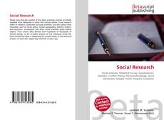 Bookcover of Social Research