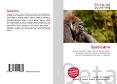 Couverture de Speciesism