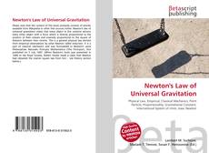 Couverture de Newton's Law of Universal Gravitation