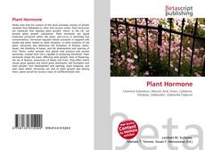 Couverture de Plant Hormone