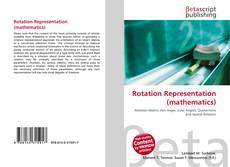 Couverture de Rotation Representation (mathematics)