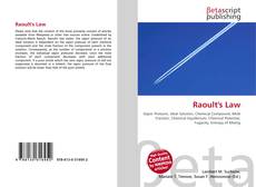 Bookcover of Raoult's Law