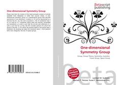 Bookcover of One-dimensional Symmetry Group