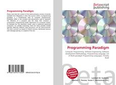 Bookcover of Programming Paradigm