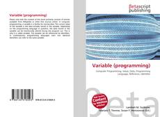 Bookcover of Variable (programming)