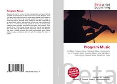 Bookcover of Program Music