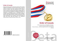 Bookcover of Order of Canada