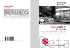 Bookcover of Transportation in Canada
