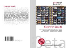 Bookcover of Poverty in Canada