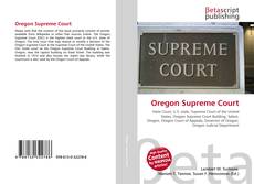 Portada del libro de Oregon Supreme Court