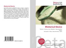 Copertina di Rhetorical Device