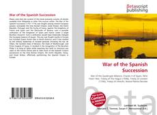 Bookcover of War of the Spanish Succession
