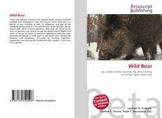 Bookcover of Wild Boar