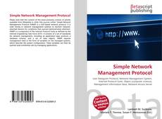Couverture de Simple Network Management Protocol