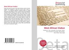 Capa do livro de West African Vodun 