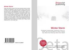 Winter Storm kitap kapağı