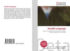Nuxálk Language kitap kapağı