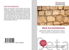Bookcover of Rock Cut Architecture