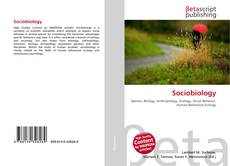 Portada del libro de Sociobiology