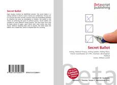 Portada del libro de Secret Ballot