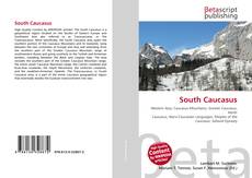 South Caucasus kitap kapağı