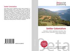 Settler Colonialism kitap kapağı
