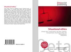 Portada del libro de Situational ethics