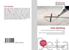 Portada del libro de Vote Splitting