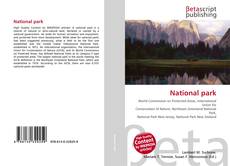 Copertina di National park