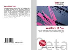 Buchcover von Variations of Pink