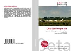 Capa do livro de Odd-toed ungulate 