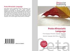 Capa do livro de Proto-Afroasiatic Language 