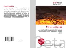 Buchcover von Proto-Language