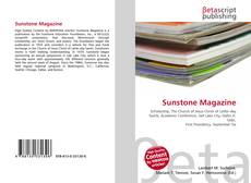 Couverture de Sunstone Magazine