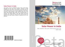Capa do livro de Solar Power in India 
