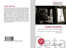 Buchcover von Paddy Chayefsky