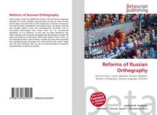 Reforms of Russian Orthography kitap kapağı