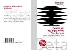 Обложка Noncentral Hypergeometric Distributions