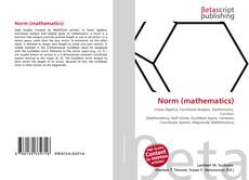 Buchcover von Norm (mathematics)