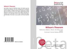 Capa do livro de Wilson's Theorem 