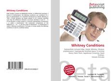 Buchcover von Whitney Conditions