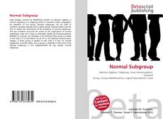 Buchcover von Normal Subgroup